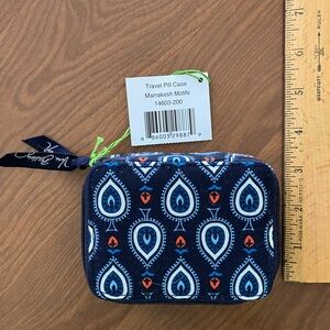 Vera Bradley Travel Pill Case - Marrakesh Motifs Collection